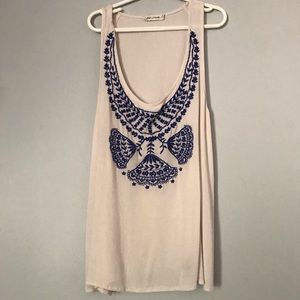 Embroidered Tank